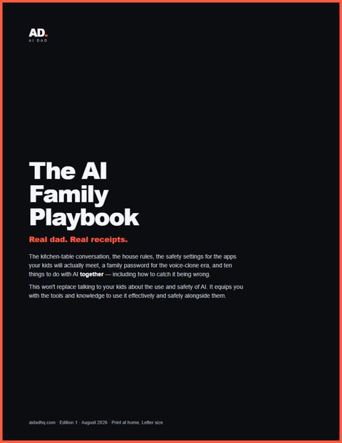 The AI Family Playbook cover